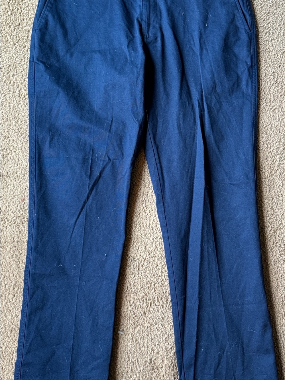 Daniel Cremieux Navy Straight-Leg Chinos